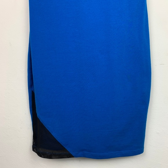 ROCK & REPUBLIC — Blue Mesh Bodycon Mini Dress XS - Picture 4 of 8
